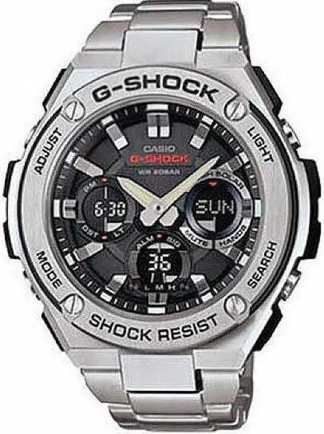 Main image of Casio G-Shock G-Steel Solar Power Ana-Digi Watch GSTS110D-1A GST-S110D-1ACR