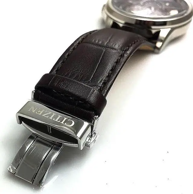 Alt view image 5 of 8 - Men's Citizen Calendrier Multifunction Brown Leather 44mm Watch BU2020-29X