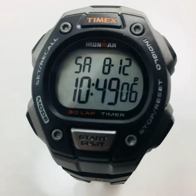 Alt view image 11 of 13 - Men's Timex Fullsize Ironman Classic 30 Black Resin Digital Watch T5K821