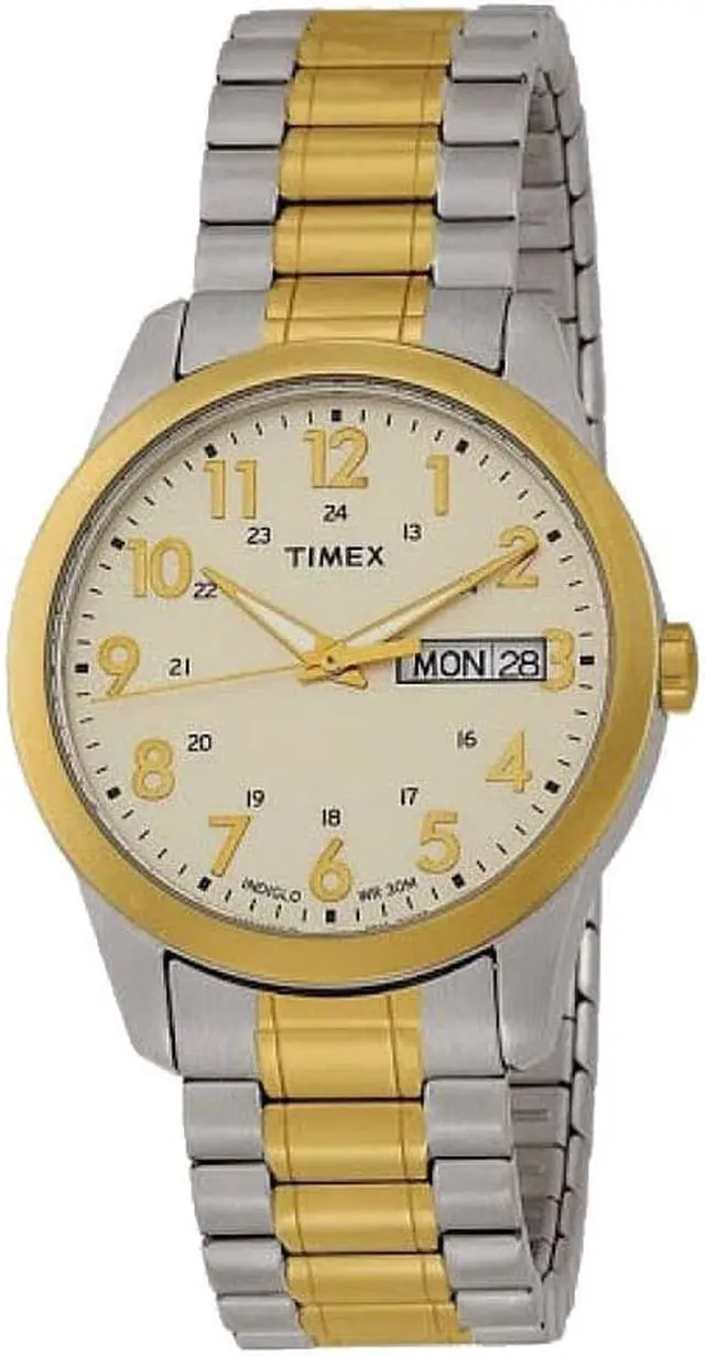 Main image of Men's Timex South Street Sport Two Tone Expansion Band Watch T2M935