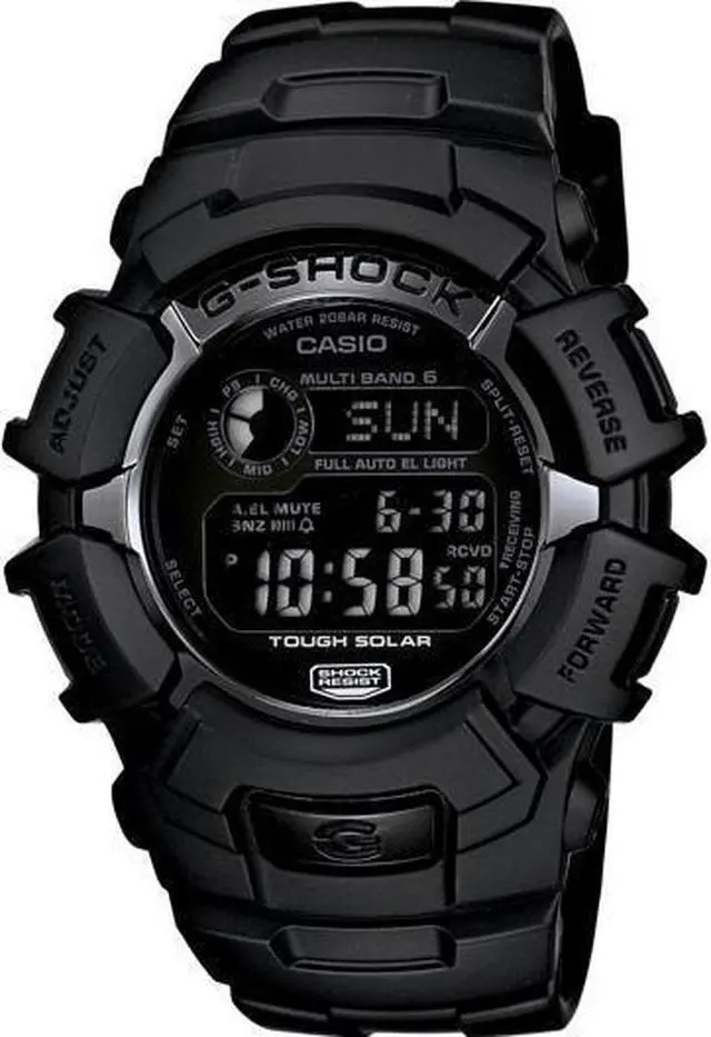 Alt view image 9 of 13 - Casio G-Shock Blackout Solar Atomic Watch GW2310FB-1