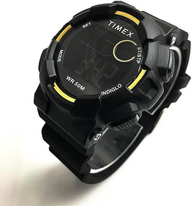 Alt view image 2 of 7 - Unisex Timex Mako DGTL 16mm Resin Band Watch TW5M23600 BTW5M23600JT