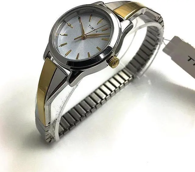 Alt view image 2 of 7 - Women's Timex Stretch Bangle 12mm Band Watch TW2R98600