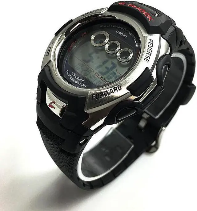 Alt view image 4 of 7 - Men's Casio G-Shock Black Silicone Digital 46 mm Watch GWM500A-1A