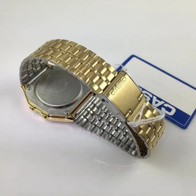 Alt view image 3 of 4 - Men's Casio Gold Tone Classic Digital Watch A159WGEA-1