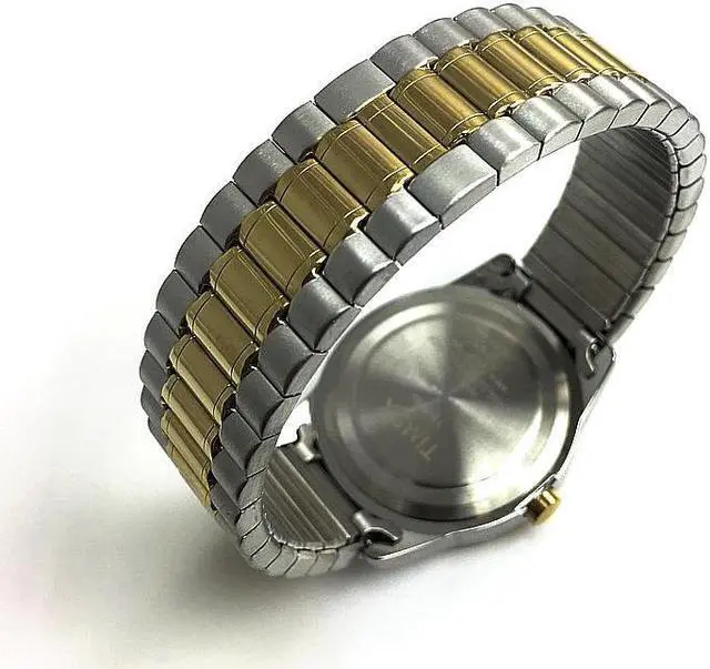 Alt view image 7 of 11 - Men's Timex South Street Sport Two Tone Expansion Band Watch T2M935