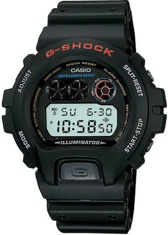 Alt view image 7 of 12 - CASIO DW6900-1V G Shock Digital Watch
