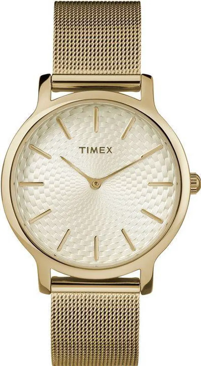 Main image of Women's Timex Metropolitan 16mm Stainless steel Mesh Band Watch TW2R36100
