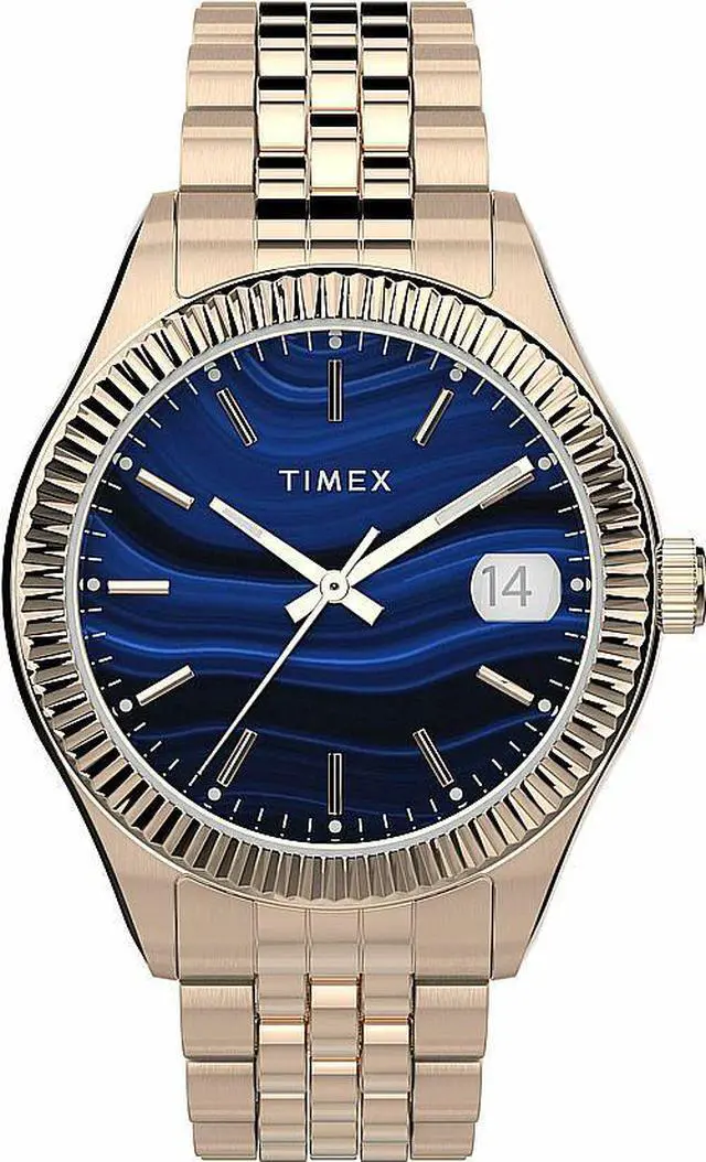 Main image of Woman's Timex Waterbury Rose Gold Stainless Steel Bracelet Watch TW2T87300