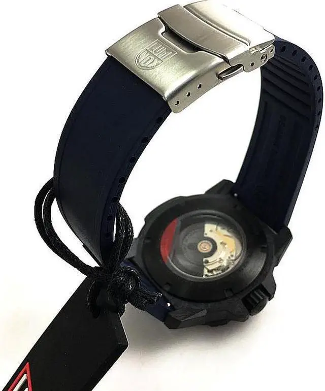 Alt view image 3 of 7 - Men's Luminox Carbon SEAL Automatic Swiss Made Dive Watch 3863
