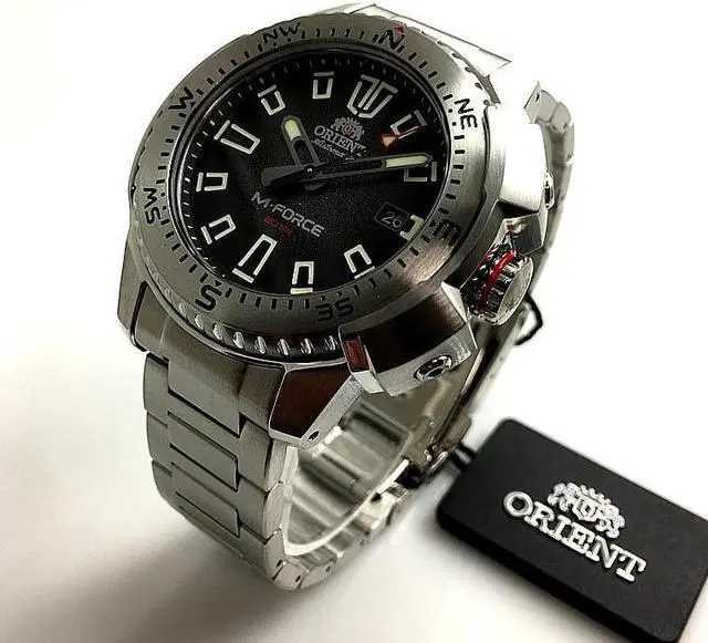 Alt view image 2 of 4 - Orient Watch RA-AC0N01B10B M-Force ACON Men's Diver's Automatic Sapphire Crystal