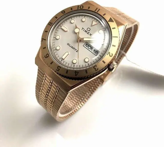 Alt view image 2 of 6 - Women's Timex Q Reissue Rose Gold Steel Watch TW2U95700