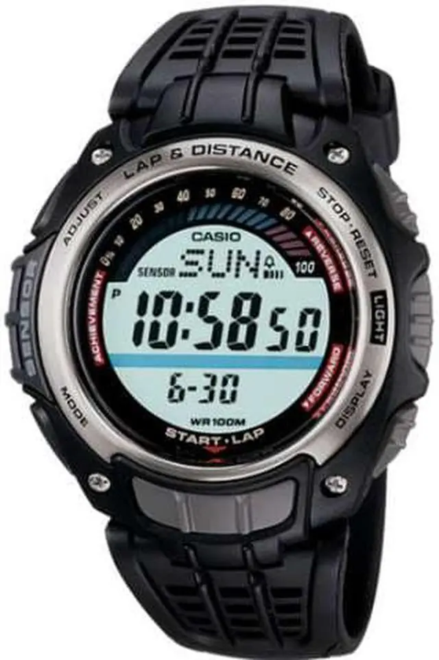 Casio SGW200-1VCF Men's Pedometer Resin Strap Watch