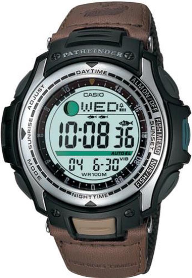 Alt view image 5 of 10 - Casio Pathfinder Fishing And Hunting Timer Mens Watch PAS400B-5V