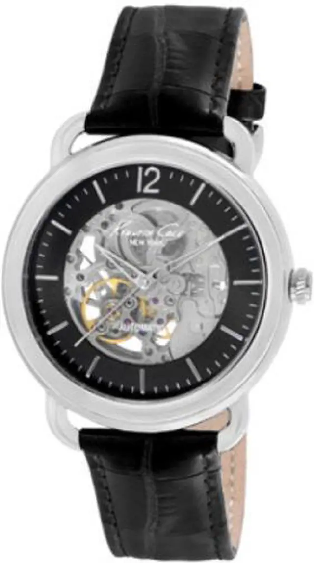Alt view image 2 of 4 - Kenneth Cole New York Men's KC8017 Automatic Silver Dial Automatic Strap Analog Watch