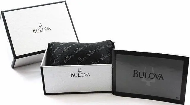 Alt view image 10 of 20 - Bulova Steel Bracelet Date Window Black Dial Men's watch #96B149