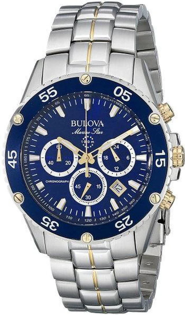Alt view image 8 of 16 - Bulova Marine Star Mens Watch 98H37