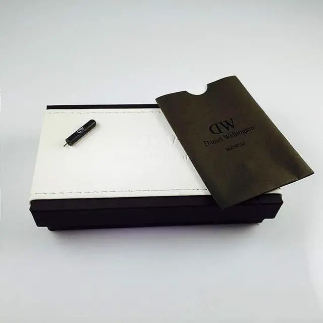 Alt view image 9 of 9 - Daniel Wellington 0611DW Men's Bristol Brown Leather Quartz Watch with Silver Dial