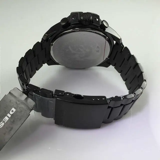 Alt view image 9 of 20 - Diesel DZ4318 Mega Chief Black Ion-plated Stainless Steel Mens Watch