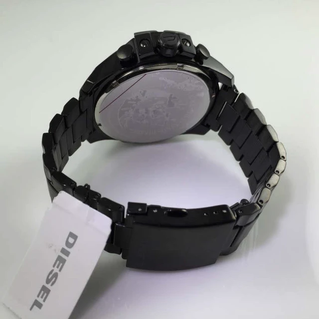 Alt view image 11 of 14 - Diesel Men's Mega Chief Chronograph Stainless Steel Watch - Black