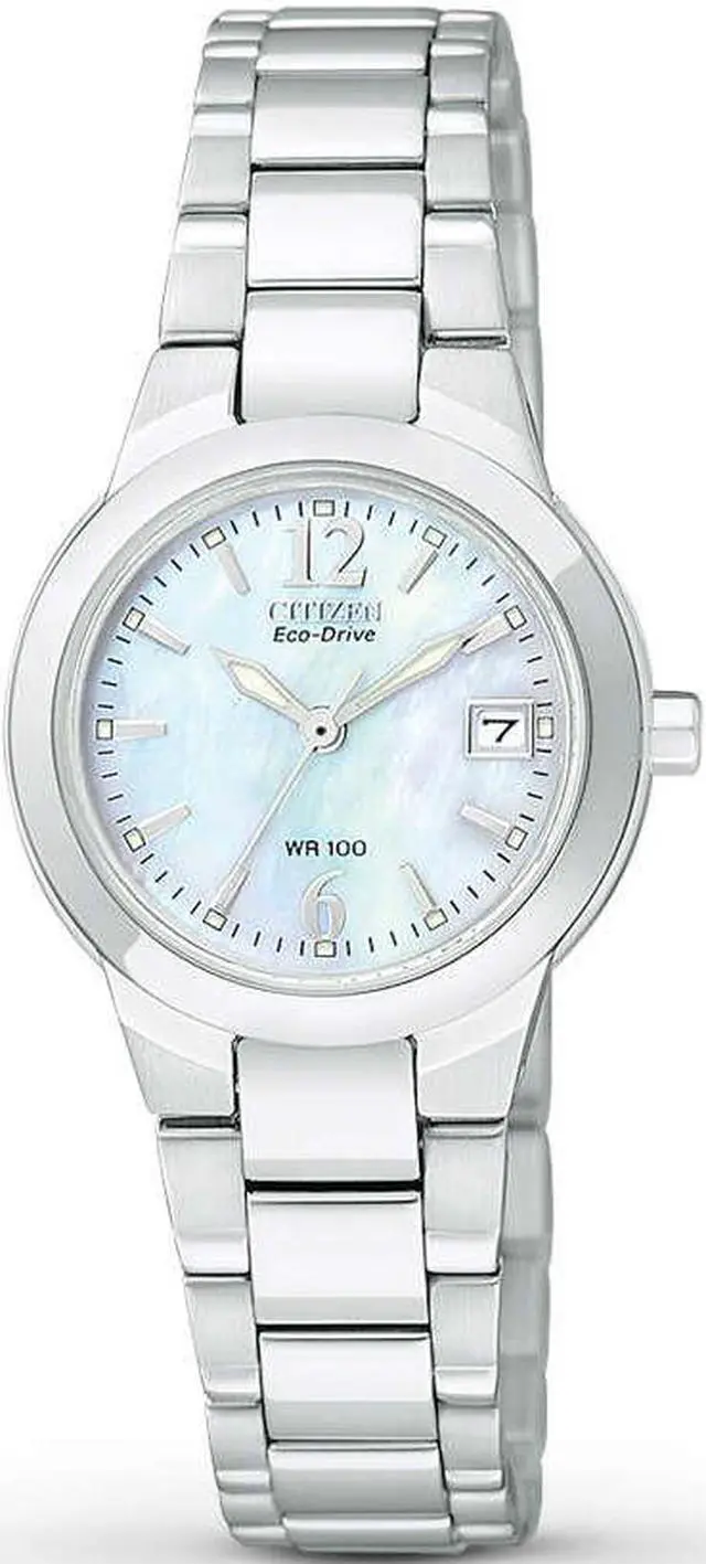 Main image of Citizen Eco-Drive Silhouette Ladies Stainless Steel Watch EW1670-59D