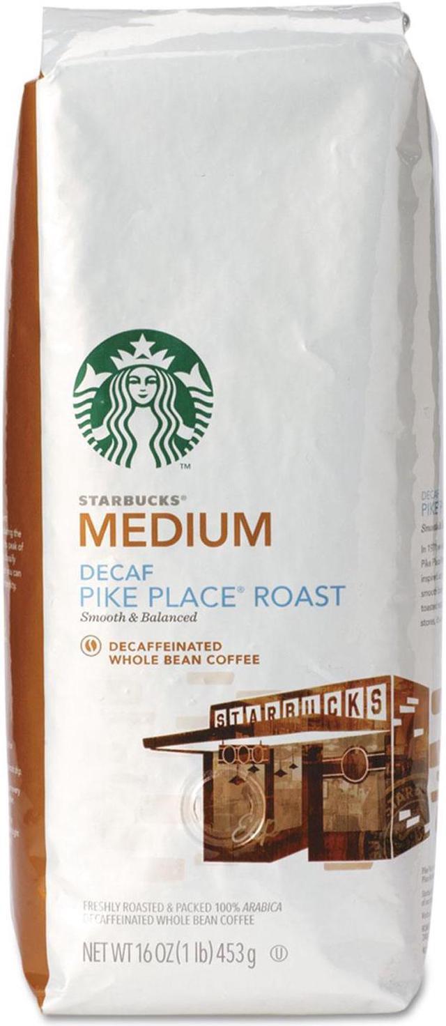 Whole Bean Coffee, Decaf Pike Place Roast, 1 lb Bag Whole Bean Coffee, Decaf Pike Place Roast, 1 lb Bag