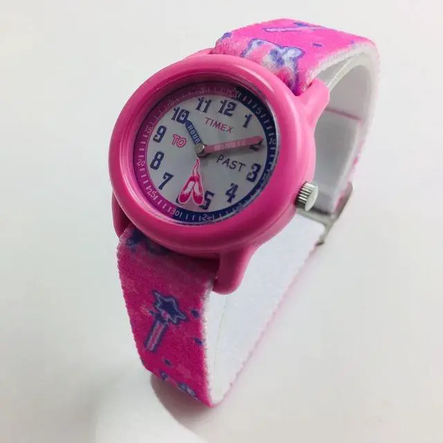 Alt view image 13 of 18 - Timex Analog Youth Watch - Kidz Analog | Pink Case with Ballerina Design