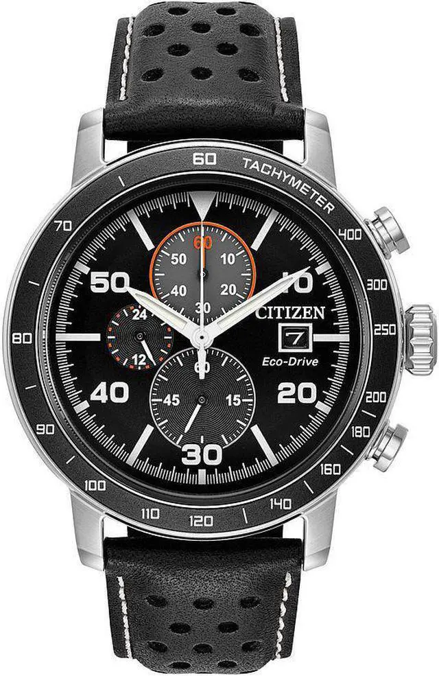 Main image of Citizen Eco Drive Mens Brycen Chronograph Stainless Steel Watch CA0649-14E
