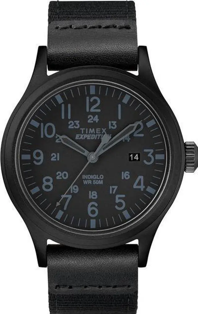 Main image of Men's Timex Expedition Scout 20mm Leather Band Watch TW4B14200 TW4B142009J