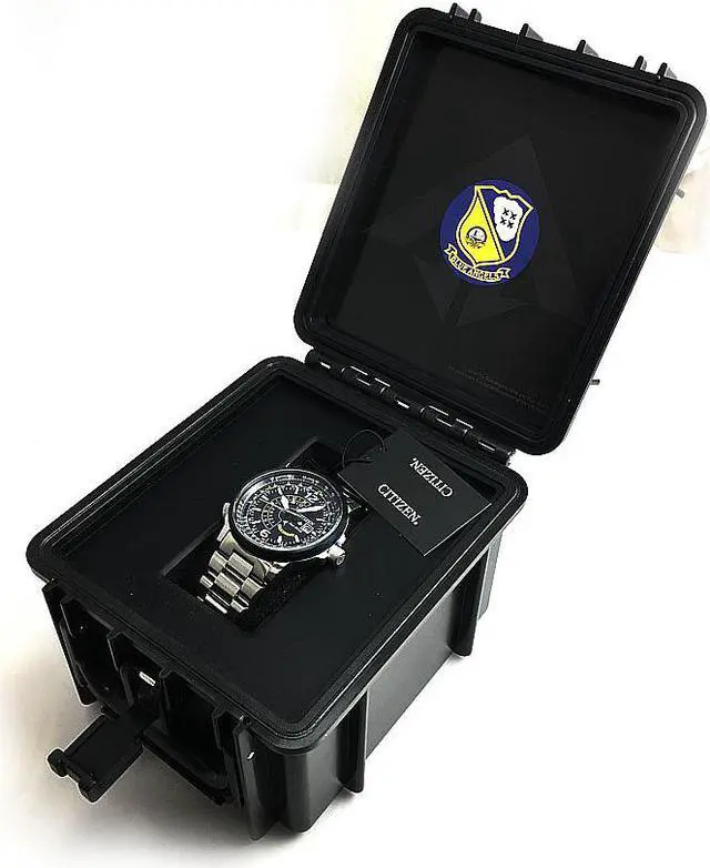 Alt view image 9 of 14 - Men's Citizen Promaster Nighthawk Eco-Drive Steel 42mm Watch BJ7006-56L