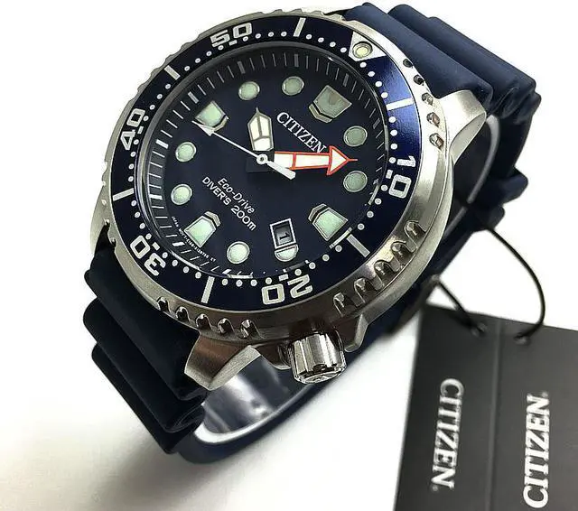 Alt view image 16 of 20 - Men's Citizen Eco-Drive Promaster Professional Diver Watch BN0151-09L