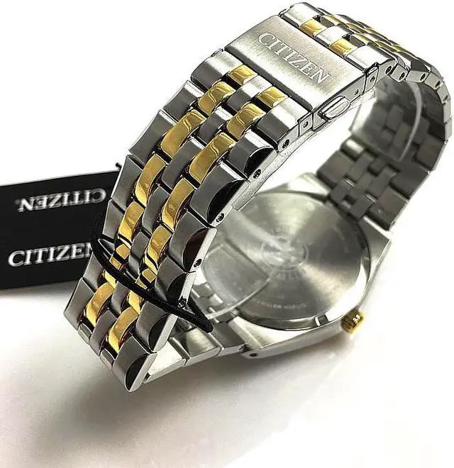 Alt view image 3 of 7 - Citizen Eco-Drive Mens Corso Series Blue Dial Two Tone Bracelet Watch BM7334-58L