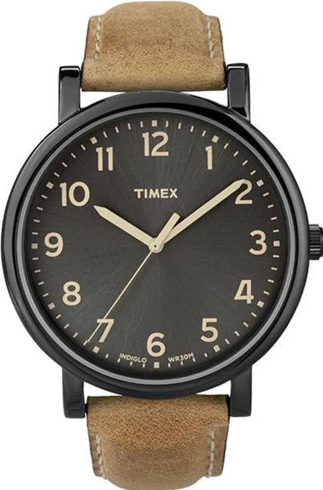 Main image of Men's Timex Originals 20mm Leather Strap Watch T2N677