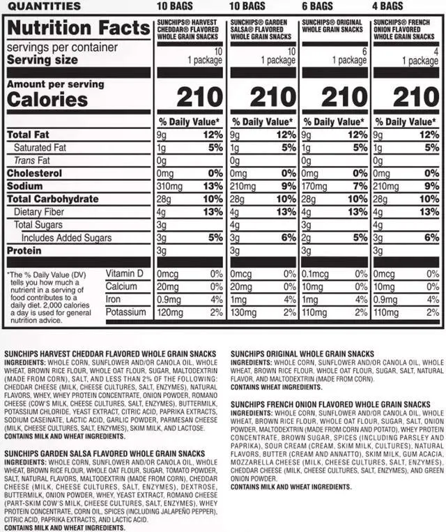 Alt view image 3 of 5 - SunChips Mix Variety Pack (30 Count)