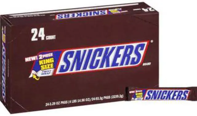 Main image of Snickers King Size 24 ct.