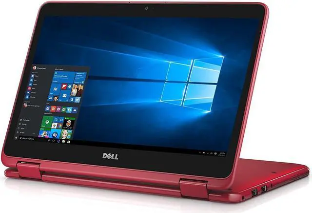 Alt view image 4 of 4 - DELL Inspiron Intel Core m3-6Y30 4GB Memory 500GB HDD Intel HD Graphics 515 11.6" Touch Screen 1366 x 768 2-in-1 Laptop Windows 10 Home 64-Bit i3169-0011RED