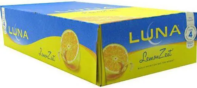 Alt view image 5 of 7 - Luna - Lemon Zest - Box - Clif Bar - 15 - Bar