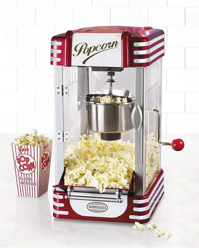 Alt view image 11 of 11 - Nostalgia Electrics 23x15-in. Retro Series Kettle Popcorn Maker
