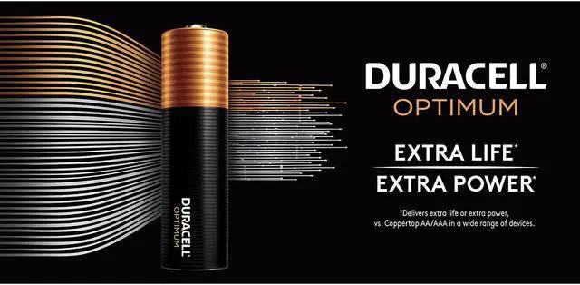 Alt view image 3 of 7 - Duracell Optimum AA Batteries- Resealable Package (28 Pack)