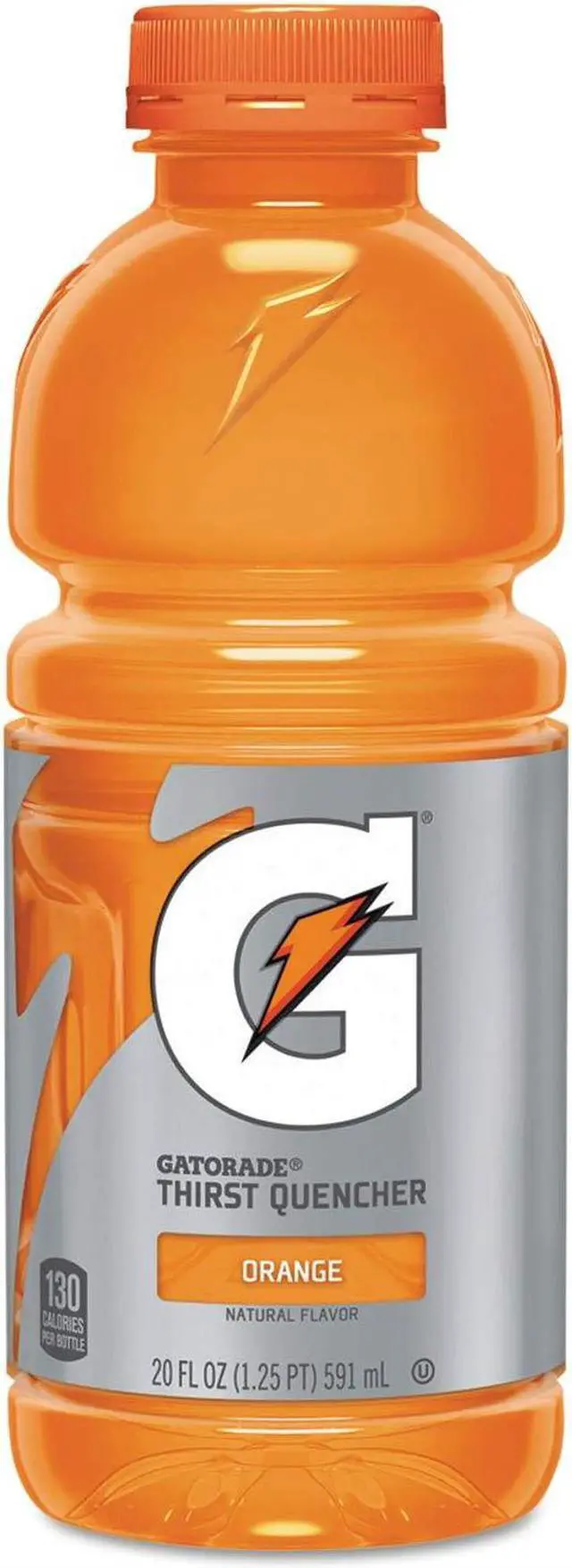 Alt view image 4 of 7 - 20Oz. Orange Wide Mouthbottle