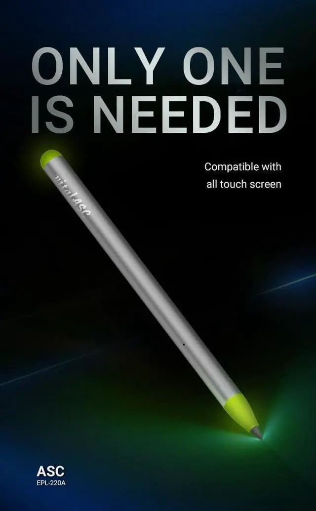 Alt view image 4 of 7 - Glow in The Dark Stylus Universal Pen for iOS, Android, Microsoft Surface, iPad, iPhone, Google Pixel Other Touch Screens Sensitivity Wake up Button, 2 Free Pen Tips.