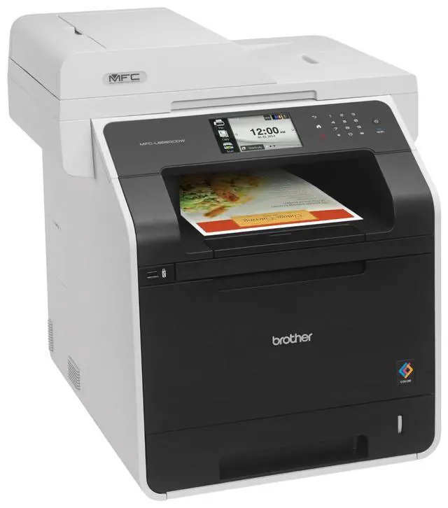 Alt view image 3 of 6 - Brother Printer MFC-L8850CDW Wireless Color Laser Printer with Scanner, Copier and Fax