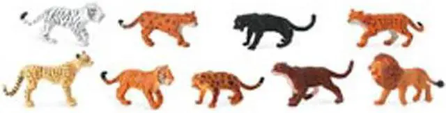 Main image of Plastic Miniatures In Toobs-Big Cats