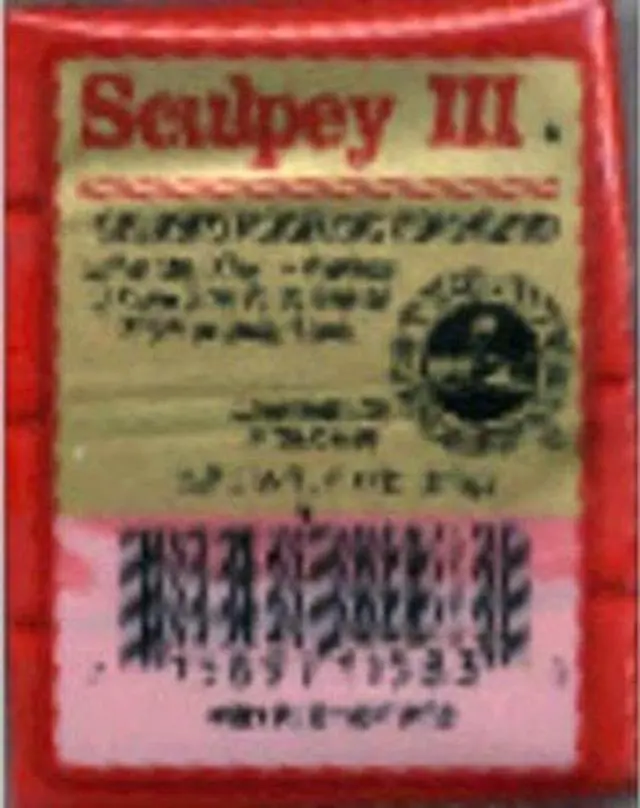 Main image of Sculpey III Polymer Clay 2oz-Red Hot Red