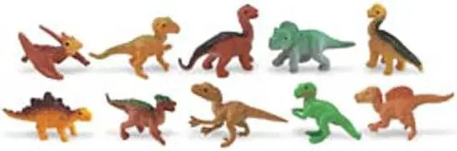 Alt view image 3 of 14 - Plastic Miniatures In Toobs-Dino Babies
