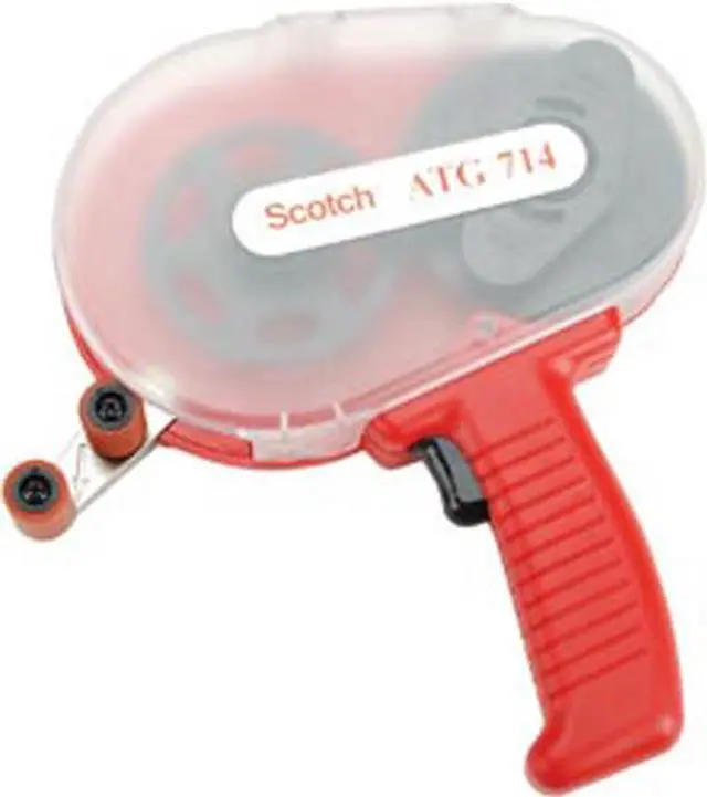 Alt view image 2 of 6 - 3M Scotch 714 ATG Adhesive Applicator: For 1/4" ATG tape (Red) - OEM