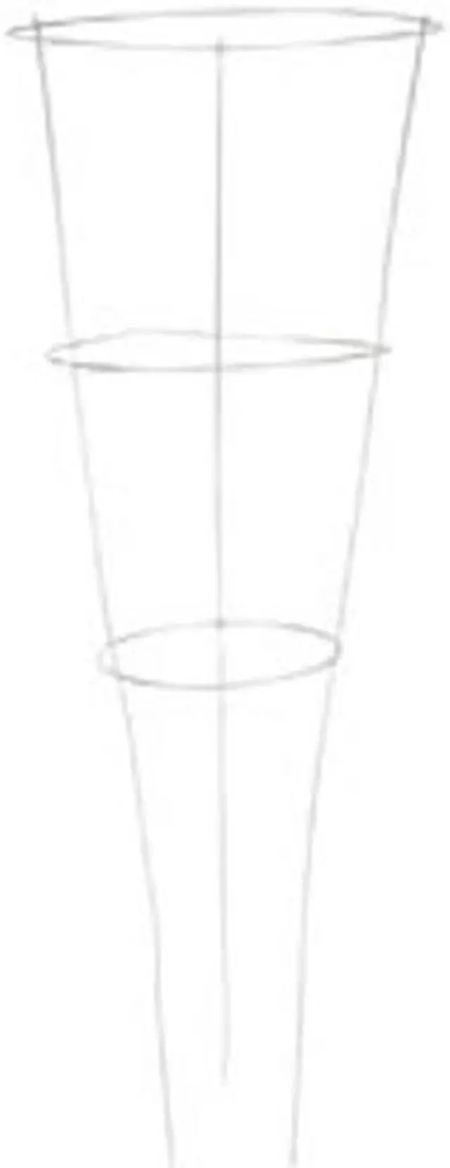 Main image of Galvanized Tomato Cage 33"X12"-3 Ring/3 Legs