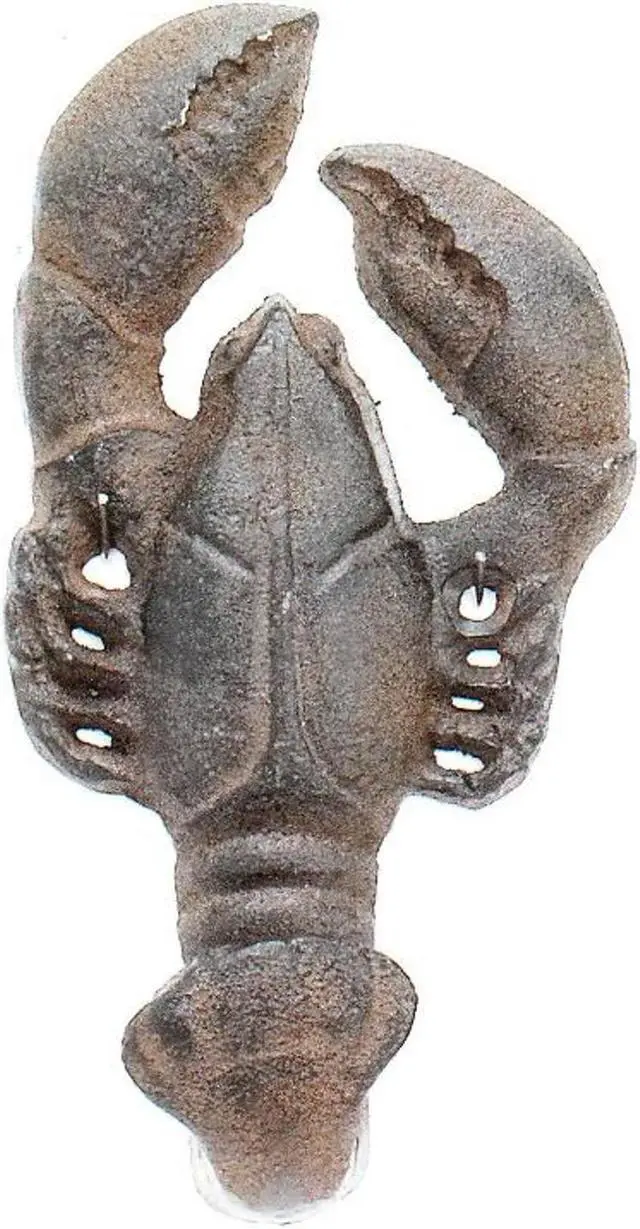 Main image of Antique Reproduction Cast Maine Lobster Wall Decor Hook