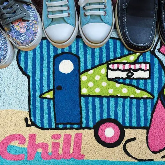 Alt view image 3 of 3 - Jellybean JB-DM007 20 x 30 in. Surfer Girl Rug