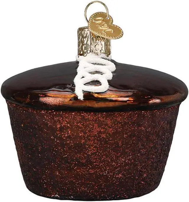 Alt view image 3 of 5 - Old World Christmas Hostess Cupcake Blown Glass 2020 Unique Christmas Ornaments for Christmas Tree Decorations